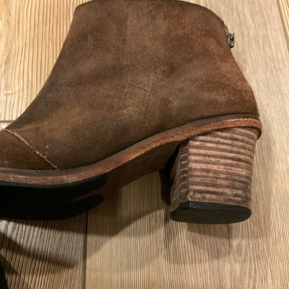 J. Shoes Suede Heeled Booties - Picture 9 of 12